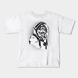 Chicken Spaceman, Retro Style Kids T-Shirt